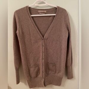 Zara women’s cashmere cardigan gray size L